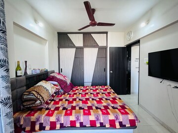 Bedroom in 1 BHK Apartment at Kishor Sukur Enclave A, Ghodbunder Road – for Rent