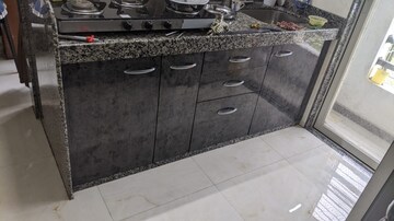 Kitchen in 1 BHK Apartment at Kishor Sukur Enclave A, Ghodbunder Road – for Rent