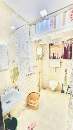 Attached Bathroom in 1 BHK Apartment at Kishor Sukur Enclave A, Ghodbunder Road – for Sale