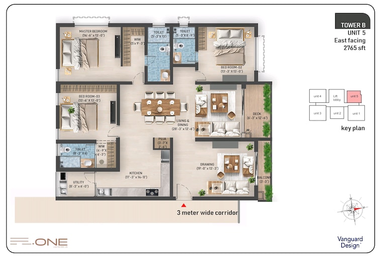 Floor Plan, sas-diamond-towers 4 Bedroom 4080 Sq.Ft. Apartment In Financial District Hyderabad 9068730
