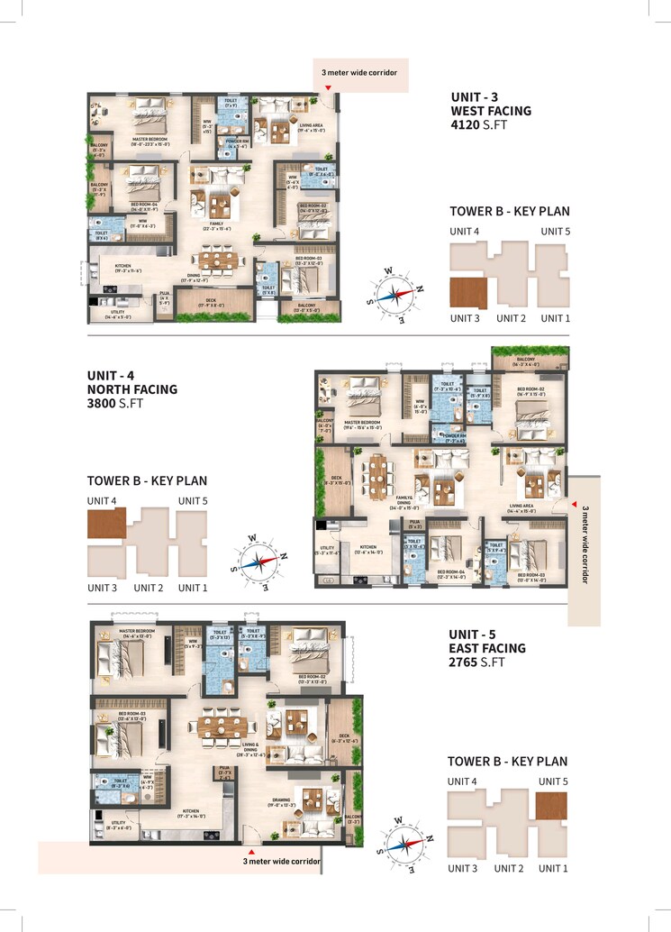 Floor Plan, sas-diamond-towers 4 Bedroom 4080 Sq.Ft. Apartment In Financial District Hyderabad 9068730