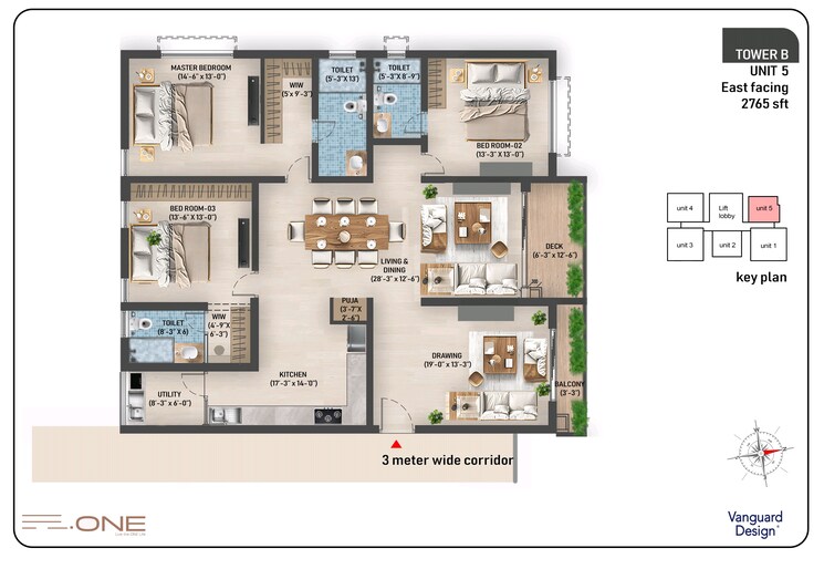 Floor Plan, sas-diamond-towers 4 Bedroom 4080 Sq.Ft. Apartment In Financial District Hyderabad 9068730