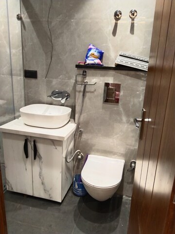 Bathroom in 3 BHK Builder Floor at New Rajinder Nagar – for Rent