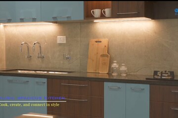 Kitchen in 2 BHK Apartment at Viyyoor – for Sale