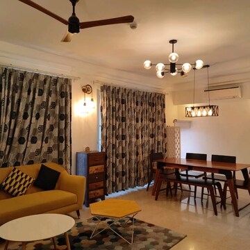 Living Room in 3 BHK Apartment at AIPL Zen Residences, Sector 70a – for Rent