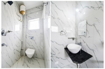 Bathroom in 2 BHK Apartment at New Town Tower, New Town Action Area 1 – for Rent