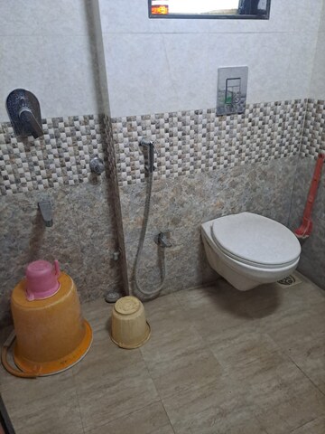 Bathroom in 1 BHK Apartment at Runwal Plaza, Vartak Nagar – for Rent