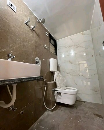 Bathroom in 1 RK Apartment at Agarwal Paramount, Virar West – for Sale