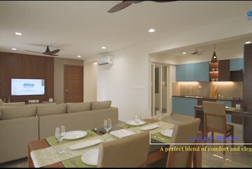 Living Room in 3 BHK Apartment at Viyyur – for Sale