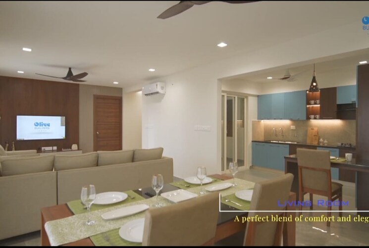 Living Room, viyyur 3 Bedroom 2500 Sq.Ft. Apartment In Viyyur Thrissur 9069046