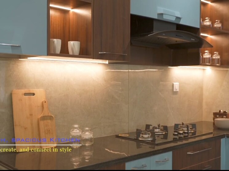 Kitchen, viyyur 3 Bedroom 2500 Sq.Ft. Apartment In Viyyur Thrissur 9069046