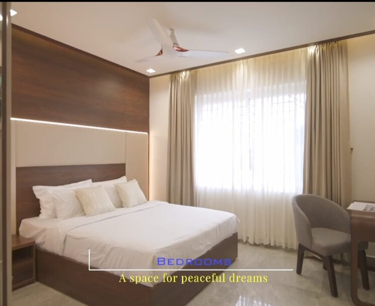 Bedroom, viyyur 3 Bedroom 2500 Sq.Ft. Apartment In Viyyur Thrissur 9069046