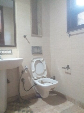 Bathroom in 3 BHK Builder Floor at East Patel Nagar – for Rent