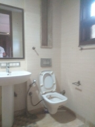 Bathroom in 3 BHK Builder Floor at East Patel Nagar – for Rent