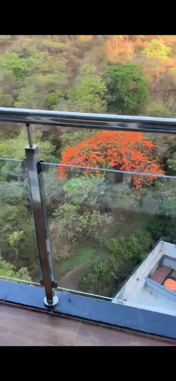 Balcony in 2 BHK Apartment at Damji Shamji Mahavir Tower, Mulund West – for Rent