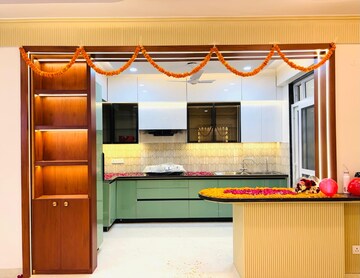 Kitchen in 3 BHK Apartment at Sector 19 Dwarka – for Rent