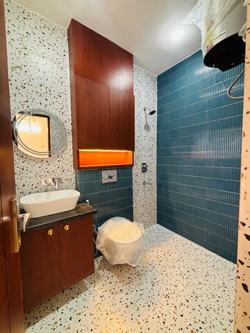 Bathroom in 3 BHK Apartment at Sector 19 Dwarka – for Rent