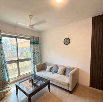 Living Room in 2 BHK Apartment at Hiranandani Regent Hill, Sainath Nagar – for Rent