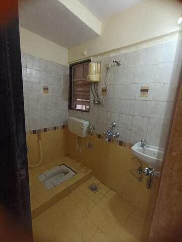 Bathroom in 1 BHK Apartment at Bhoomi Park, Malad West – for Rent