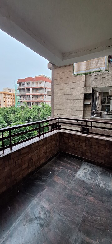 Balcony in 3 BHK Apartment at Sector 10 Dwarka – for Rent