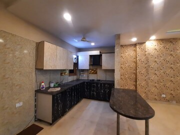 Kitchen in 3 BHK Builder Floor at Shivalik Colony – for Rent