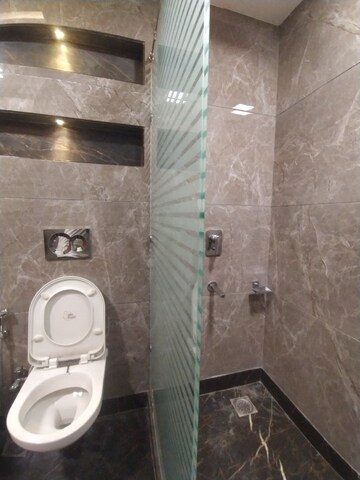 Bathroom in 3 BHK Builder Floor at Shivalik Colony – for Rent