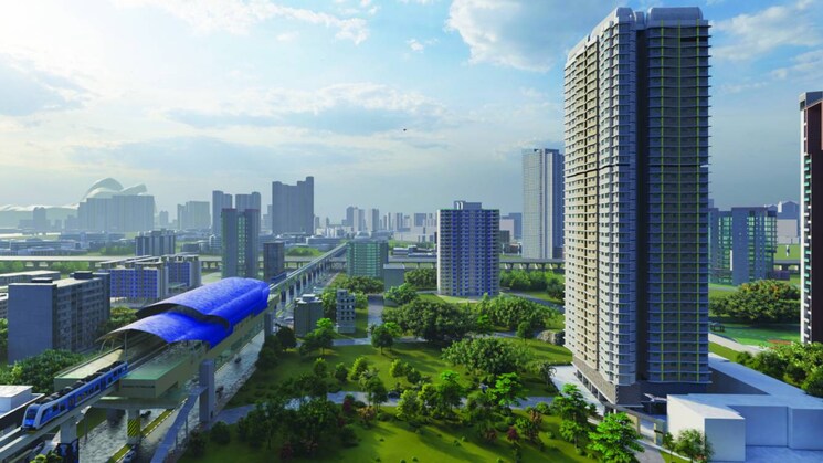 Exterior View, dosti-eastern-bay 2 Bedroom 785 Sq.Ft. Apartment In Wadala Mumbai 9069127