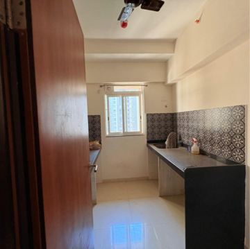 Kitchen in 1 BHK Apartment at Lodha Amara New Tower, Kolshet Industrial Area – for Rent
