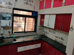 Kitchen in 1 BHK Apartment at Shree Manibhadra Heights, Nalasopara West – for Sale