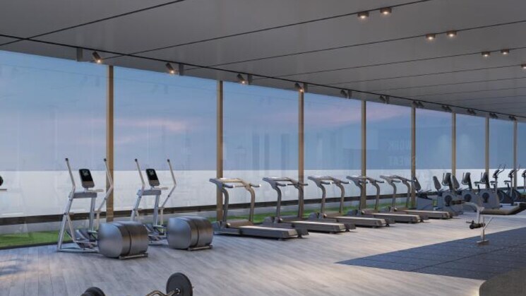 Gym, sheth-codename-younique 2 Bedroom 1000 Sq.Ft. Builder Floor In Sion Mumbai 9069343