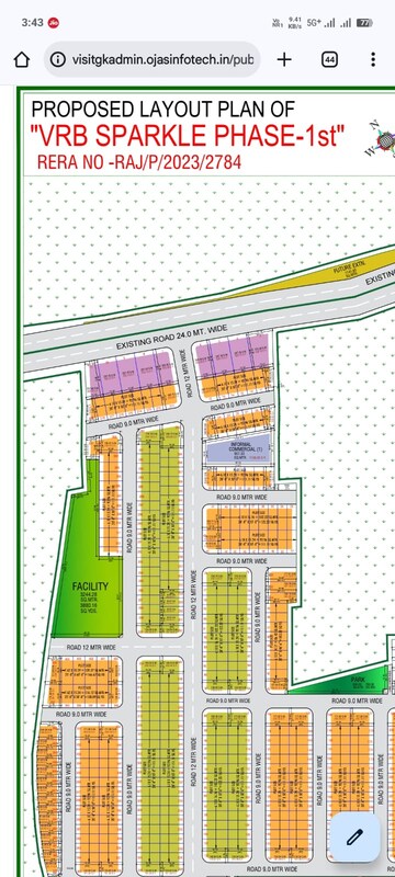  Plot – Exterior View View at VRB Sparkle, Kapoorawala - for Sale
