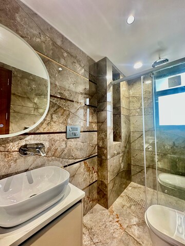 Bathroom in 4 BHK Builder Floor at Central Park The Selene Tower, Sohna Sector 32 – for Sale