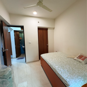 Bedroom in 1 BHK Apartment at Lodha Crown Quality Homes, Saket Complex – for Rent