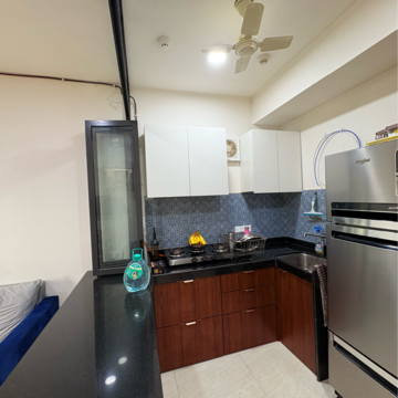 Kitchen in 1 BHK Apartment at Lodha Crown Quality Homes, Saket Complex – for Rent