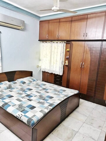 Bedroom in 1 BHK Apartment at Sawan Plaza CHS, Kopar Khairane – for Rent