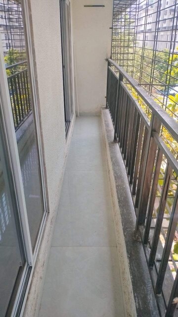 Balcony in 1 BHK Apartment at Sawan Plaza CHS, Kopar Khairane – for Rent
