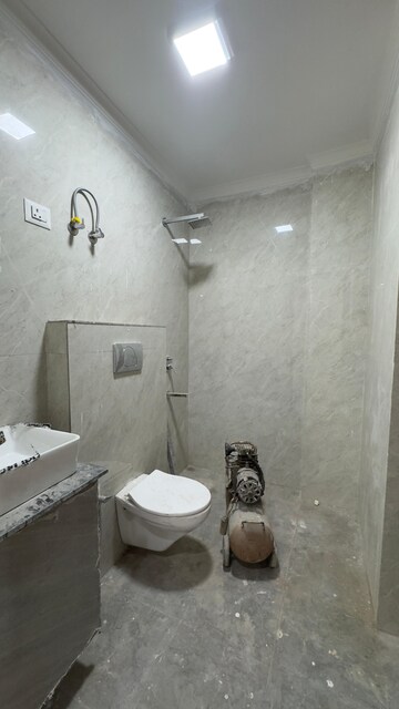 Bathroom in 3 BHK Builder Floor at Chattarpur – for Sale