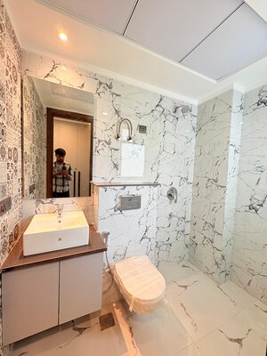 Attached Bathroom in 3 BHK Builder Floor at Orris Atulyam, Sector 83 – for Sale