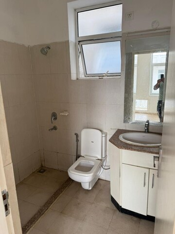 Bathroom in 3 BHK Builder Floor at DLF Hyde Park, South Mullanpur – for Rent
