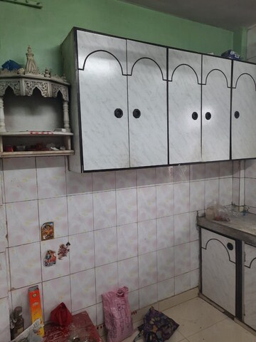 Kitchen in 1 RK Apartment at Sahar Classic CHS, Andheri East – for Sale