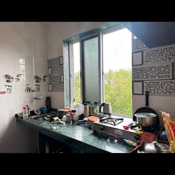 Kitchen in 1 BHK Apartment at Atlantis Apartment Versova, Seven Bunglow – for Rent