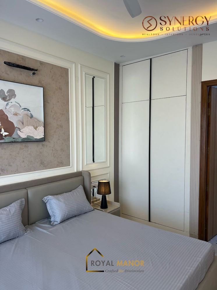 Bedroom, dhakoli 3 Bedroom 1750 Sq.Ft. Apartment In Dhakoli Zirakpur 9069657