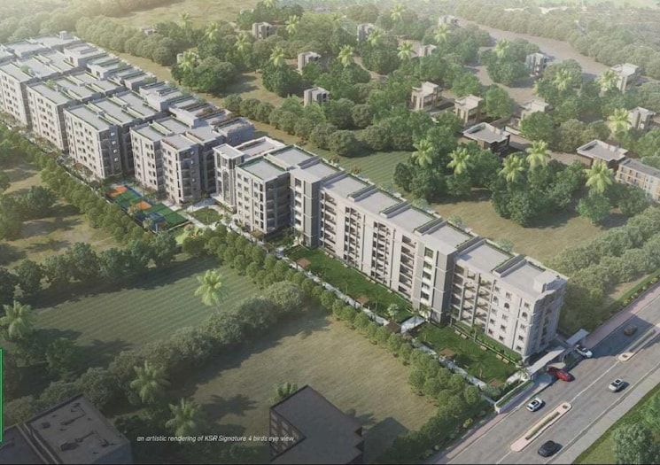 Exterior View, ksr-signature-4 2 Bedroom 1122 Sq.Ft. Apartment In Tellapur Hyderabad 9069758