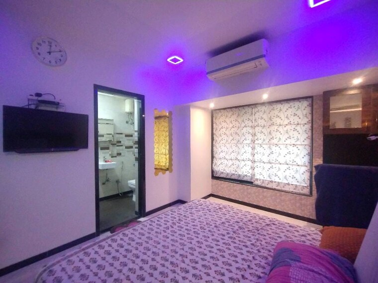 Master Bedroom, nirmal-lifestyle-residency-chs-ltd 2 Bedroom 650 Sq.Ft. Apartment In Mulund West Mumbai 9069757