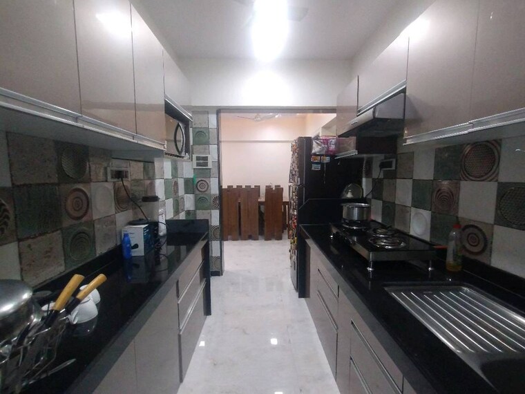 Kitchen, nirmal-lifestyle-residency-chs-ltd 2 Bedroom 650 Sq.Ft. Apartment In Mulund West Mumbai 9069757