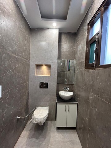 Bathroom in 3 BHK Builder Floor at Dhakoli – for Sale