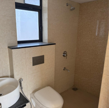 Bathroom in 3 BHK Apartment at Shapoorji Pallonji Vanaha Verdant Mahogany, Lavale – for Sale