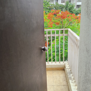 Balcony in 2 BHK Apartment at Paramount Altissimo, Wakad – for Sale