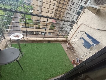 Balcony in 1.5 BHK Apartment at Juhi Lawns, Seawoods – for Rent