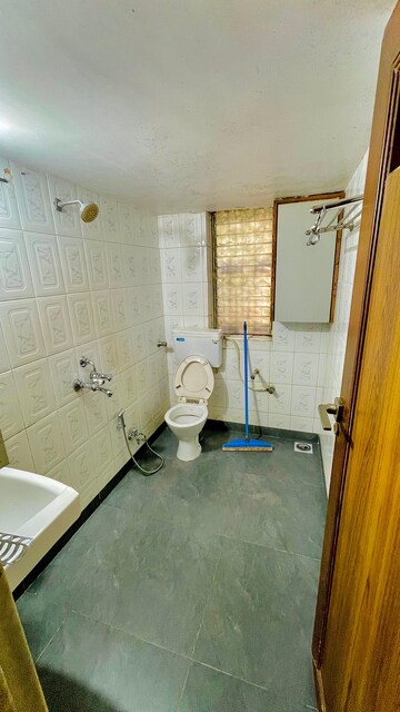 Bathroom in 3 BHK Apartment at Shanti Niketan Malad, Orlem – for Rent